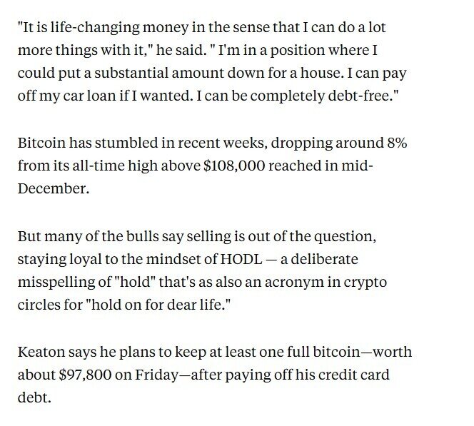 Đồng hồ Rolex, nhà cửa và tự do tài chính: Phần thưởng cho những nhà đầu tư nhỏ lẻ về bờ sau khi kiên nhẫn 'gồng lỗ' Bitcoin