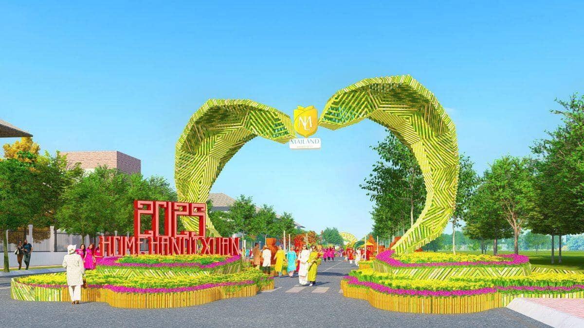Ngân nga “Bản hòa ca Tết Việt” tại đường hoa Home Hanoi Xuan 2025