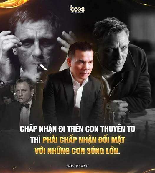 Chấp nhận đi trên con thuyền to thì phải chấp nhận đối mặt với những con sóng lớn
