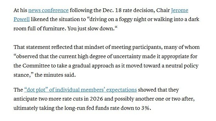 Biên bản cuộc họp Fed tháng 12 được công bố: 4 lần nhấn mạnh một yếu tố có thể thổi bùng lạm phát