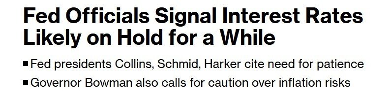 Quan chức Fed muốn giữ nguyên lãi suất trong một thời gian