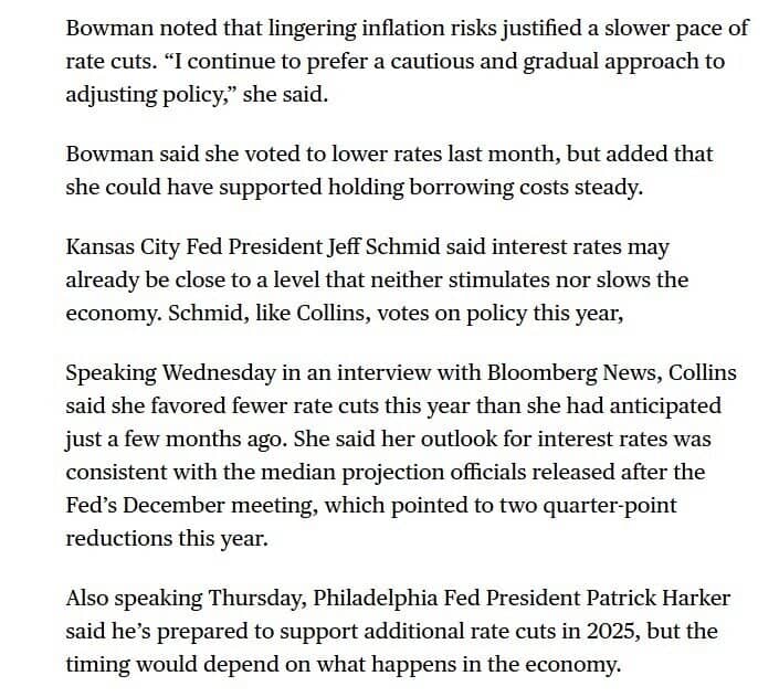 Quan chức Fed muốn giữ nguyên lãi suất trong một thời gian