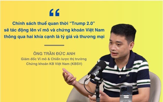 Ông Trần Đức Anh (KBSV): Khối ngoại sẽ mua ròng từ quý 2, VN-Index có thể chạm 1,500 điểm năm 2025
