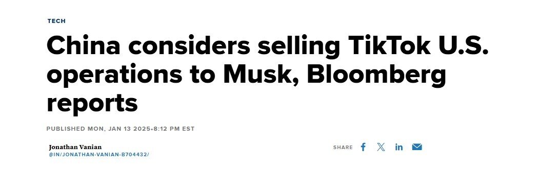 Trung Quốc có thể bán TikTok Mỹ cho tỷ phú Elon Musk?