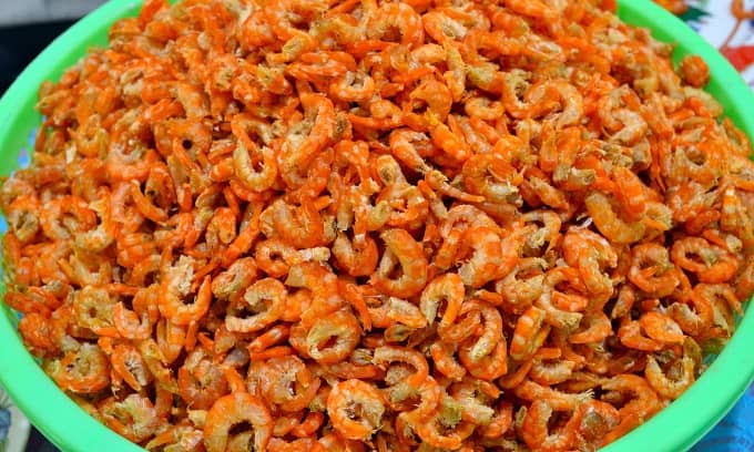 Giá tôm khô cận Tết tăng kỷ lục