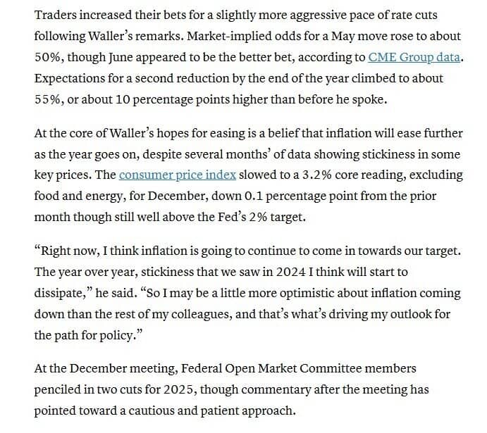 Fed có thể sẽ hạ lãi suất 3-4 lần trong năm 2025