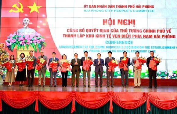 Cấp giấy chứng nhận đăng ký đầu tư cho dự án khu công nghiệp Tràng Duệ 3 và Khu đô thị Tràng Cát