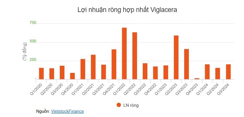 Viglacera không hoàn thành kế hoạch doanh thu nhưng vẫn vượt mục tiêu lợi nhuận 2024
