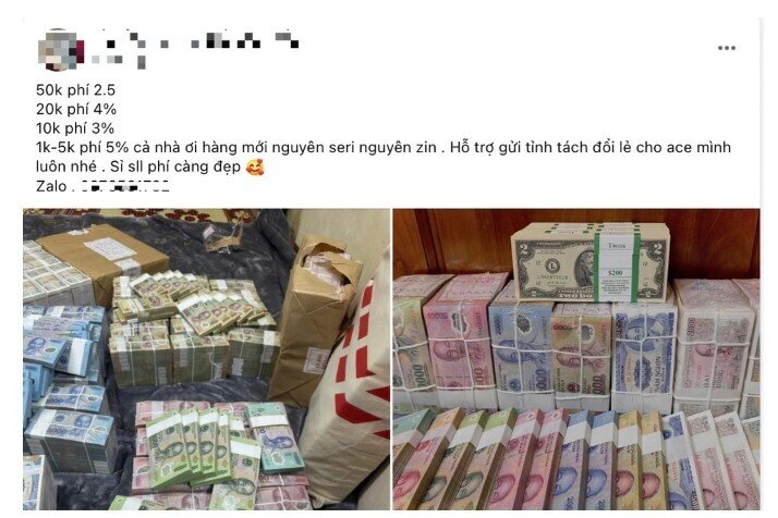 Đổi tiền lì xì dịp Tết với phí "cắt cổ", cận Tết càng đắt