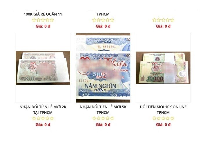 Cận Tết, nhiều người nháo nhào đổi tiền lì xì, "chợ mạng" phí cao