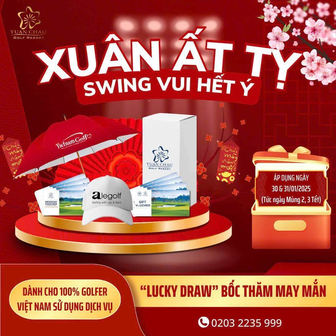 Chương trình Tết Nguyên đán 2025 tại sân golf Tuần Châu: Xuân Ất Tỵ- Swing vui hết ý