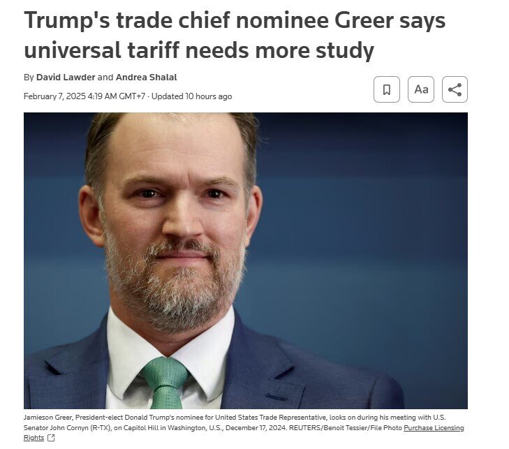 Chính quyền ông Trump cân nhắc tác động của thuế quan, có nhắc tới Việt Nam
