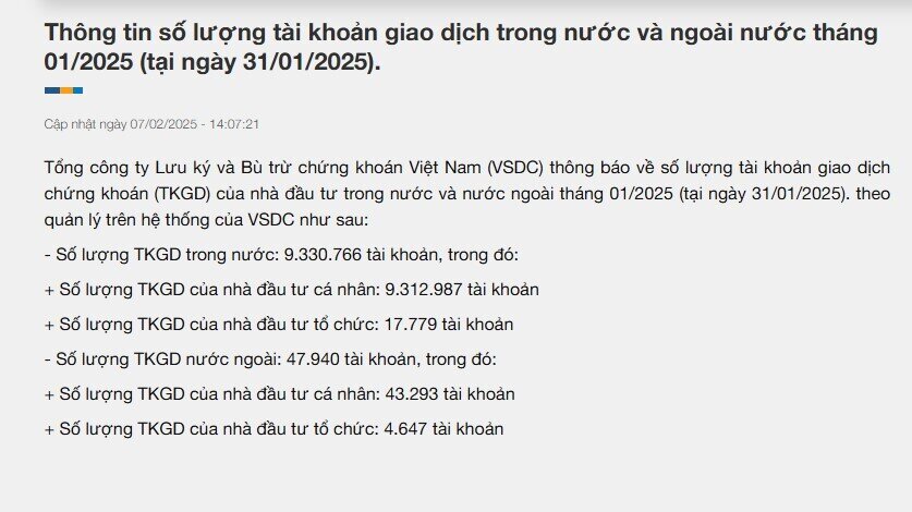 Chứng khoán ảm đạm, tài khoản mở mới xuống thấp nhất trong hơn 1 năm