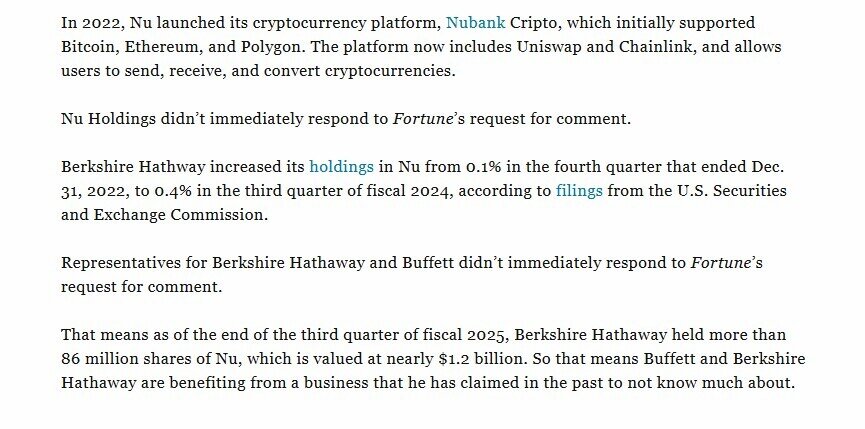 Từng chê Bitcoin là 'thuốc chuột' nhưng huyền thoại Warren Buffett vẫn đầu tư vào