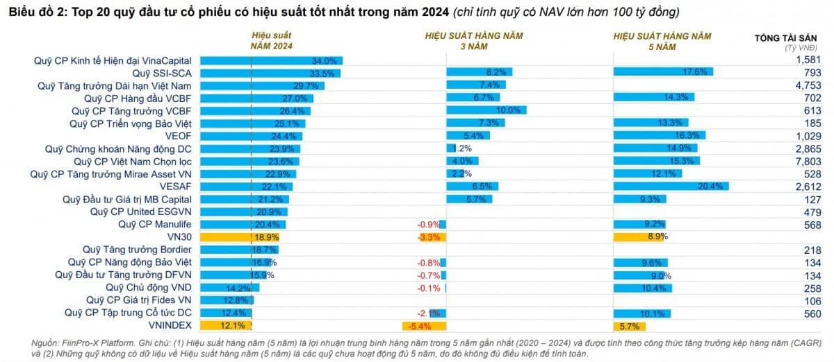 Quỹ đầu tư nào đang “hái ra tiền” nhờ cổ phiếu?