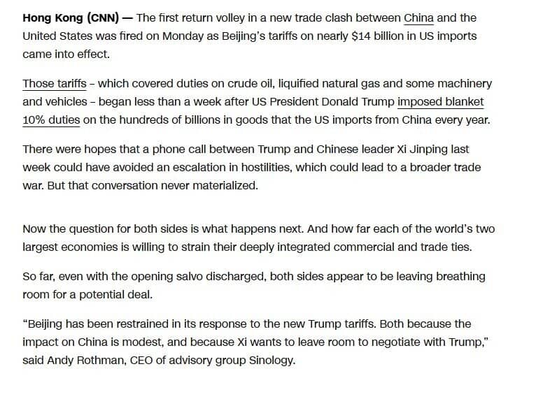 Phát súng đầu tiên đã nổ, Trung Quốc có thể làm gì tiếp theo trong cuộc thương chiến với Chính quyền ông Trump?
