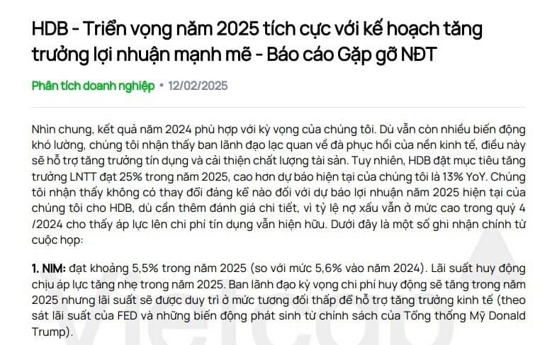 HDBank sẽ sớm công bố thương hiệu mới của DongA Bank, có kế hoạch trả cổ tức 30%