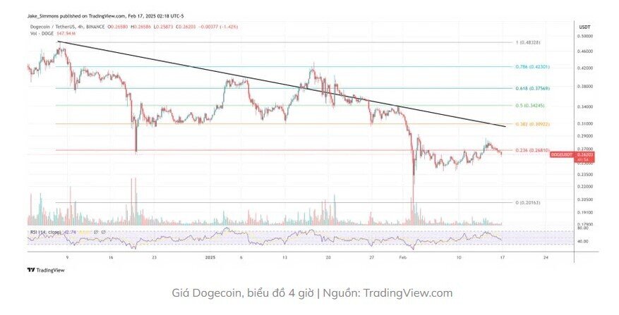 Nhà phân tích Ali Martinez cảnh báo nguy cơ DOGE giảm 40%