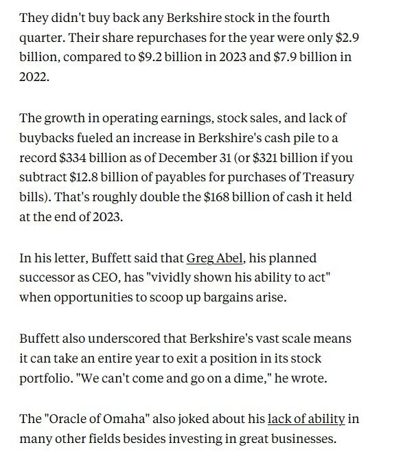Sức mạnh tuổi 94 của Warren Buffett: Berkshine Hathaway đã nộp tổng cộng 101 tỷ USD tiền thuế, cảnh báo chính phủ không được chi tiêu hoang phí