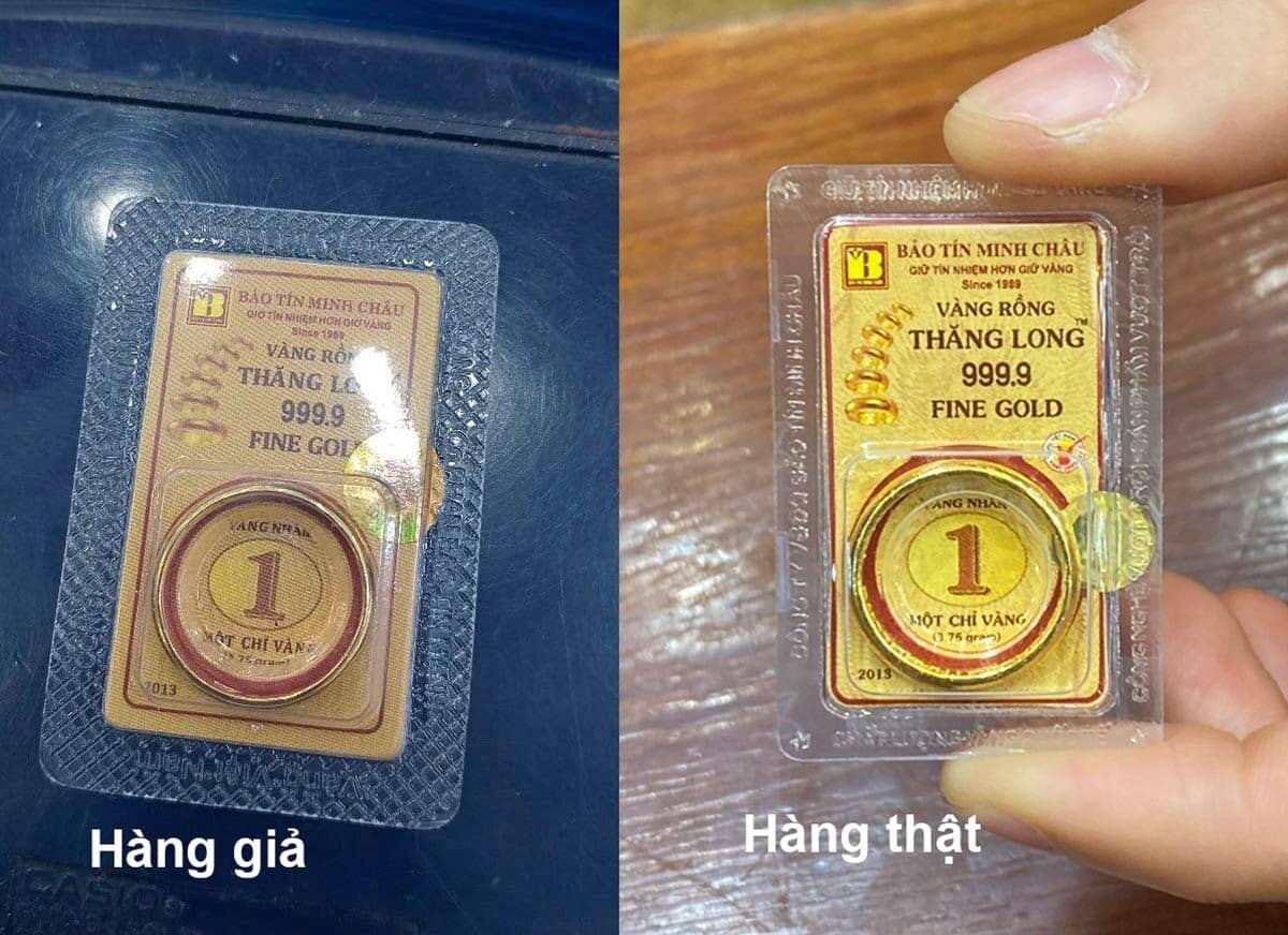 Vàng giả tràn lan trên chợ mạng, coi chừng sập bẫy lừa tiền triệu