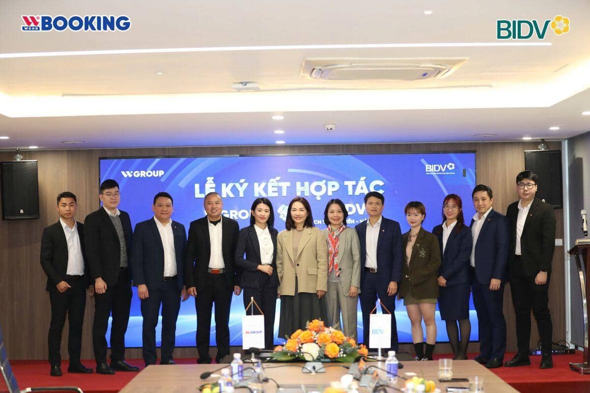 wGroup hợp tác với Ngân hàng BIDV, cung cấp dịch vụ đặt sân golf trên ứng dụng BIDV Smartbanking