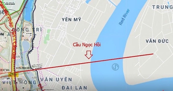 Chốt lộ trình xây cầu Trần Hưng Đạo, Ngọc Hồi, Tứ Liên