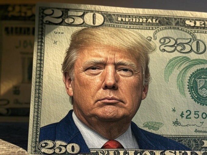 Nghị sĩ Mỹ đề xuất in tờ tiền 250 USD mang hình ông Trump