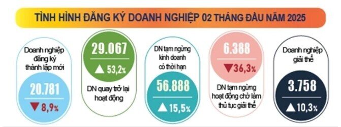CPI tháng 2 tăng 0,34%, hơn 10.000 doanh nghiệp thành lập mới