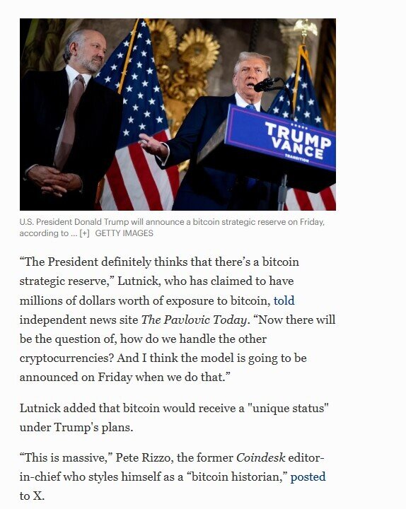 Ngày mai ông Trump sẽ công bố quyết định quan trọng về tiền số, giá Bitcoin tăng vọt