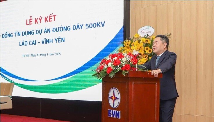 EVN vay Vietcombank (VCB) thêm hơn 5.400 tỷ cho dự án đường dây 500kV Lào Cai - Vĩnh Yên