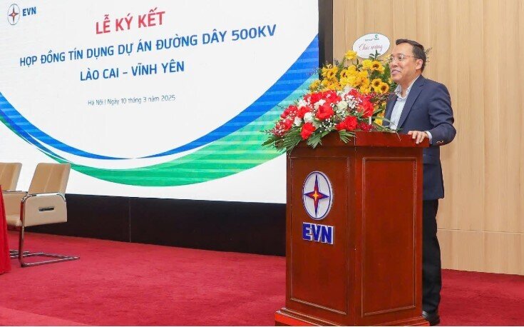 EVN vay Vietcombank (VCB) thêm hơn 5.400 tỷ cho dự án đường dây 500kV Lào Cai - Vĩnh Yên