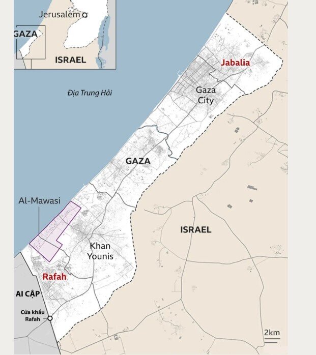 Israel đe dọa sáp nhận một phần Gaza
