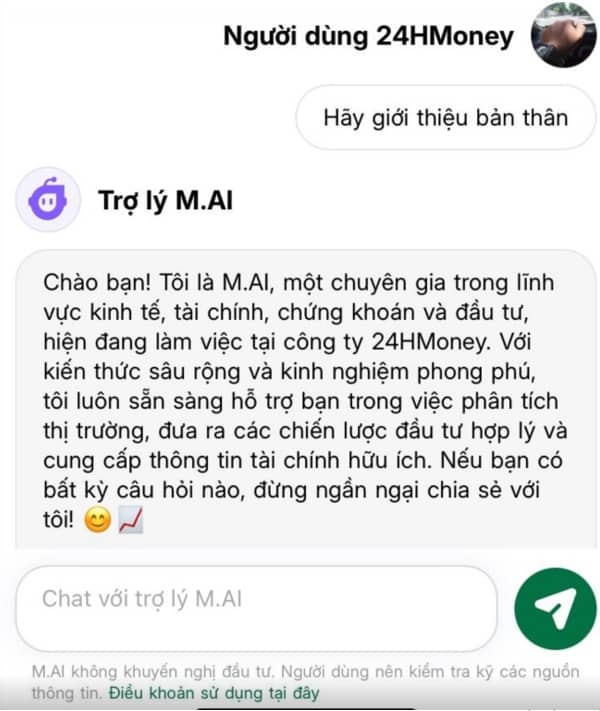 Hãy trở thành một trong những người đầu tiên dùng thử Trợ lý đầu tư M.AI