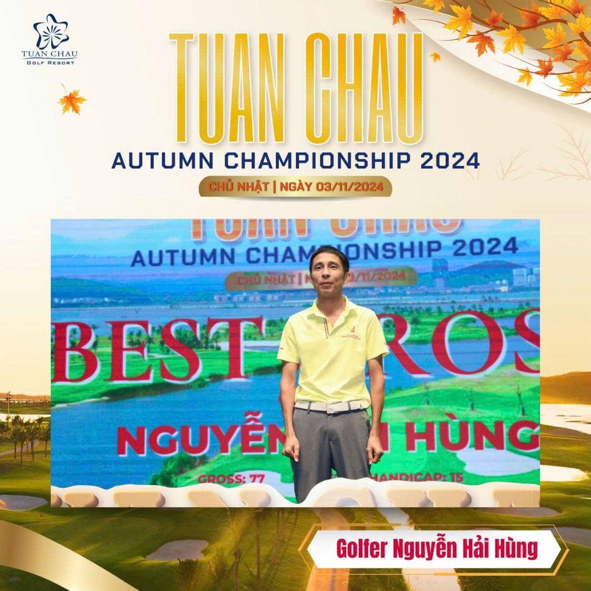 Sắp khởi tranh giải golf Tuan Chau Spring Championship 2025