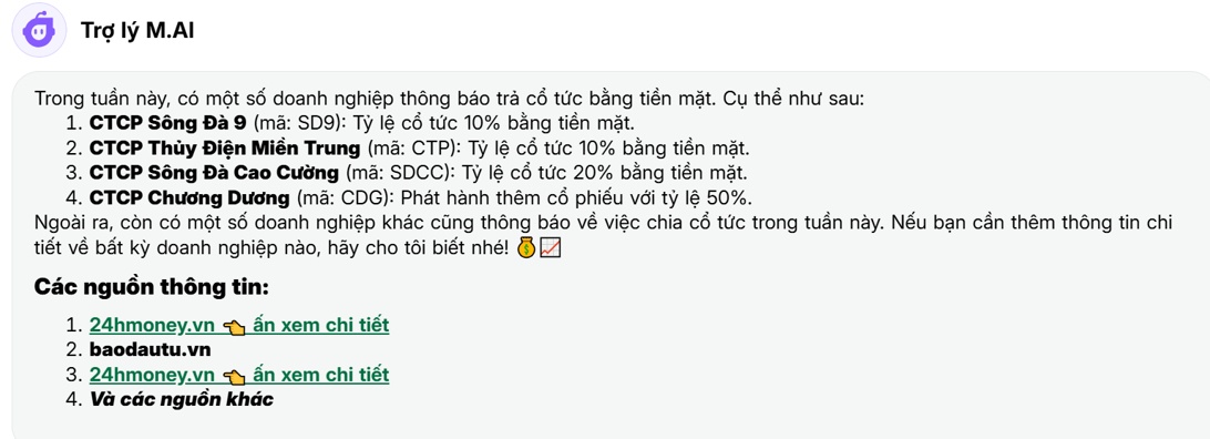 Hàng ngàn người đã đăng ký dùng thử M.AI,  bạn còn chờ gì?