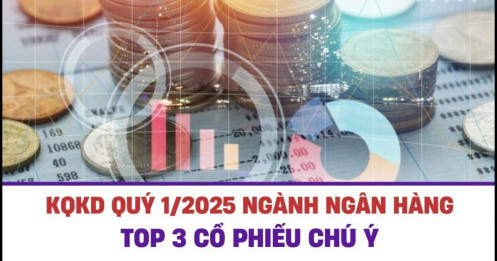 Ngành ngân hàng công bố kêt quả kinh doanh quý 1/2025- Top 3 cổ phiếu chú ý