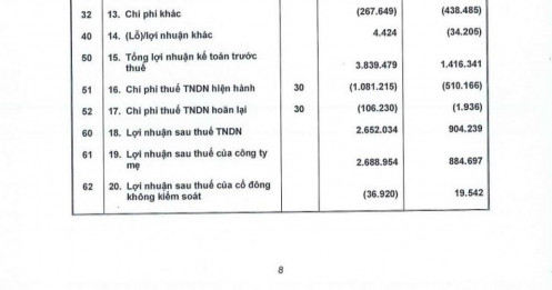 Vinhomes lãi sau thuế hơn 1.600 tỷ quý 1, tăng 193% so với cùng kỳ