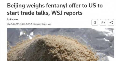 Bắc Kinh xuống thang vụ fentanyl, mở đường 'phá băng' chiến tranh thương mại với Mỹ