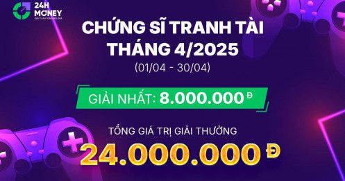 Trao giải sự kiện chứng sĩ tháng 04/2025
