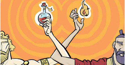 Vòng Xoay Lớn hay Tàu đánh Tây!