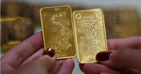 Giá vàng miếng lùi về dưới 120 triệu đồng