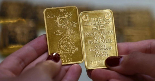 Mỗi lượng vàng miếng quay đầu tăng 2 triệu đồng