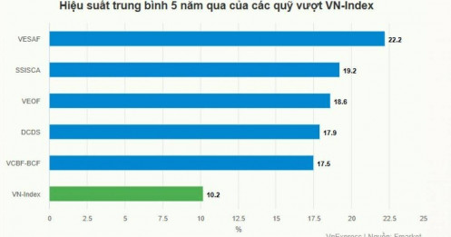 Nhiều quỹ mở cổ phiếu thua lỗ