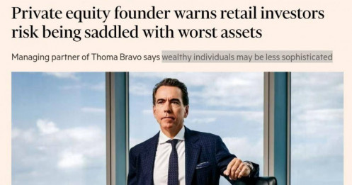 Một quản lý quỹ lớn nói là người giàu thật ra có thể cũng không biết cách đầu tư và xài tiền