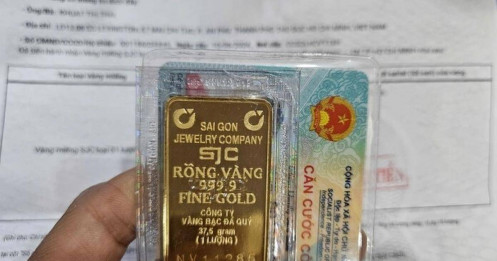 Sáng 23-5, giá vàng miếng SJC tụt khỏi mốc 121 triệu đồng/lượng