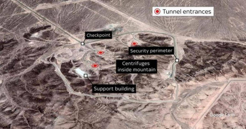 Người dân gần cơ sở hạt nhân Fordow nghe thấy tiếng nổ