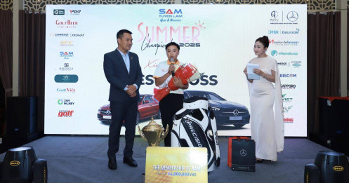 Golfer Nguyễn Ngô Thành vô địch giải đấu SAM Tuyen Lam Summer Championship 2025