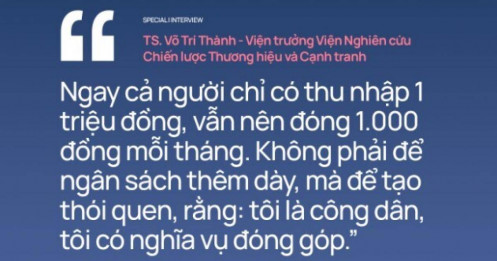 Người thu nhập chỉ 1 triệu đồng vẫn nên đóng thuế 1.000 đồng mỗi tháng