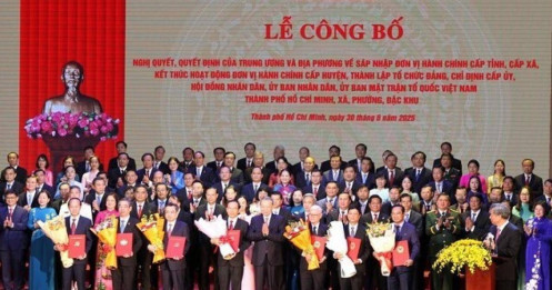 Tổng Bí thư Tô Lâm: "Sắp xếp lại giang sơn" là bước đi lịch sử có ý nghĩa chiến lược