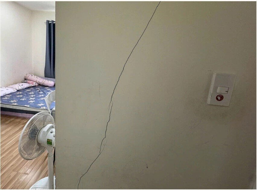 'Nứt tường ở hơn 300 căn hộ chưa ghi nhận ảnh hưởng kết cấu'
